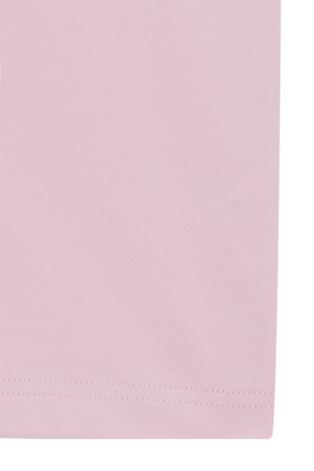 [matinkim] MATIN SMALL LINE LOGO STITCH CROP TOP IN PINK