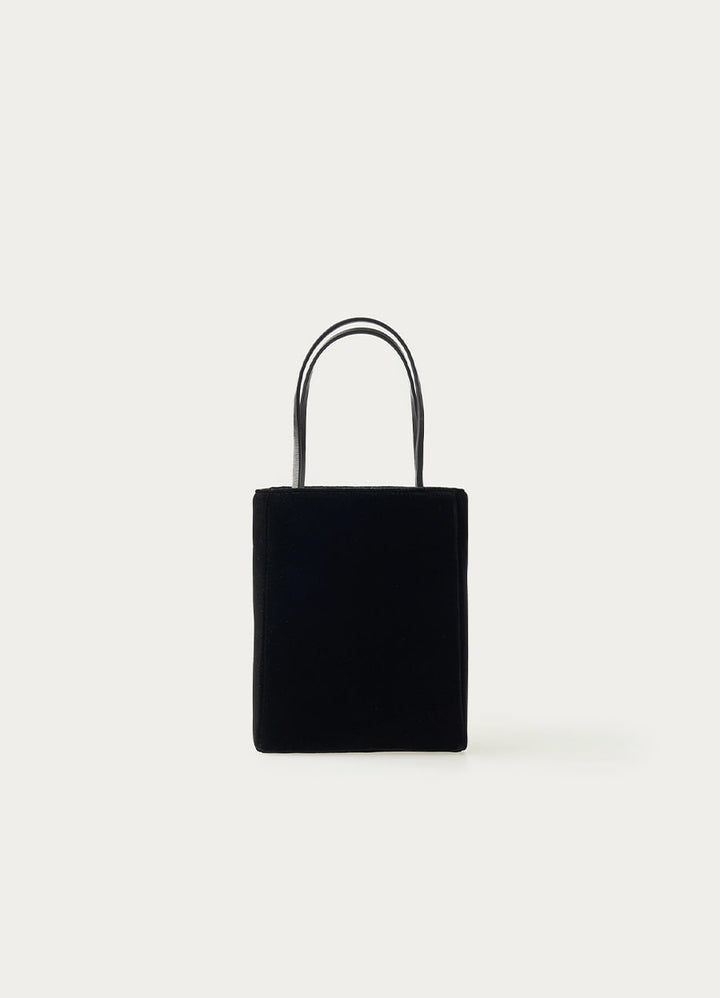 Nothing Written Vernis tote bag (Black velvet)