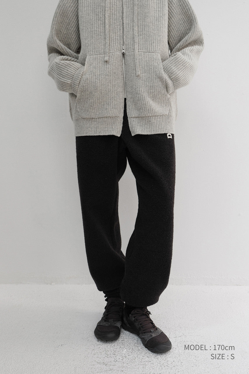Dunst Unisex Boucle Jogger Pants Black