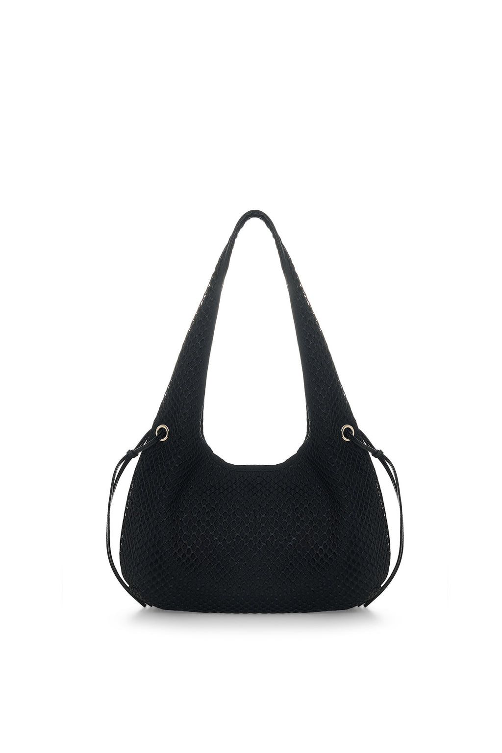 Matinkim Side Strap Mesh Mini Tote Bag IN Black