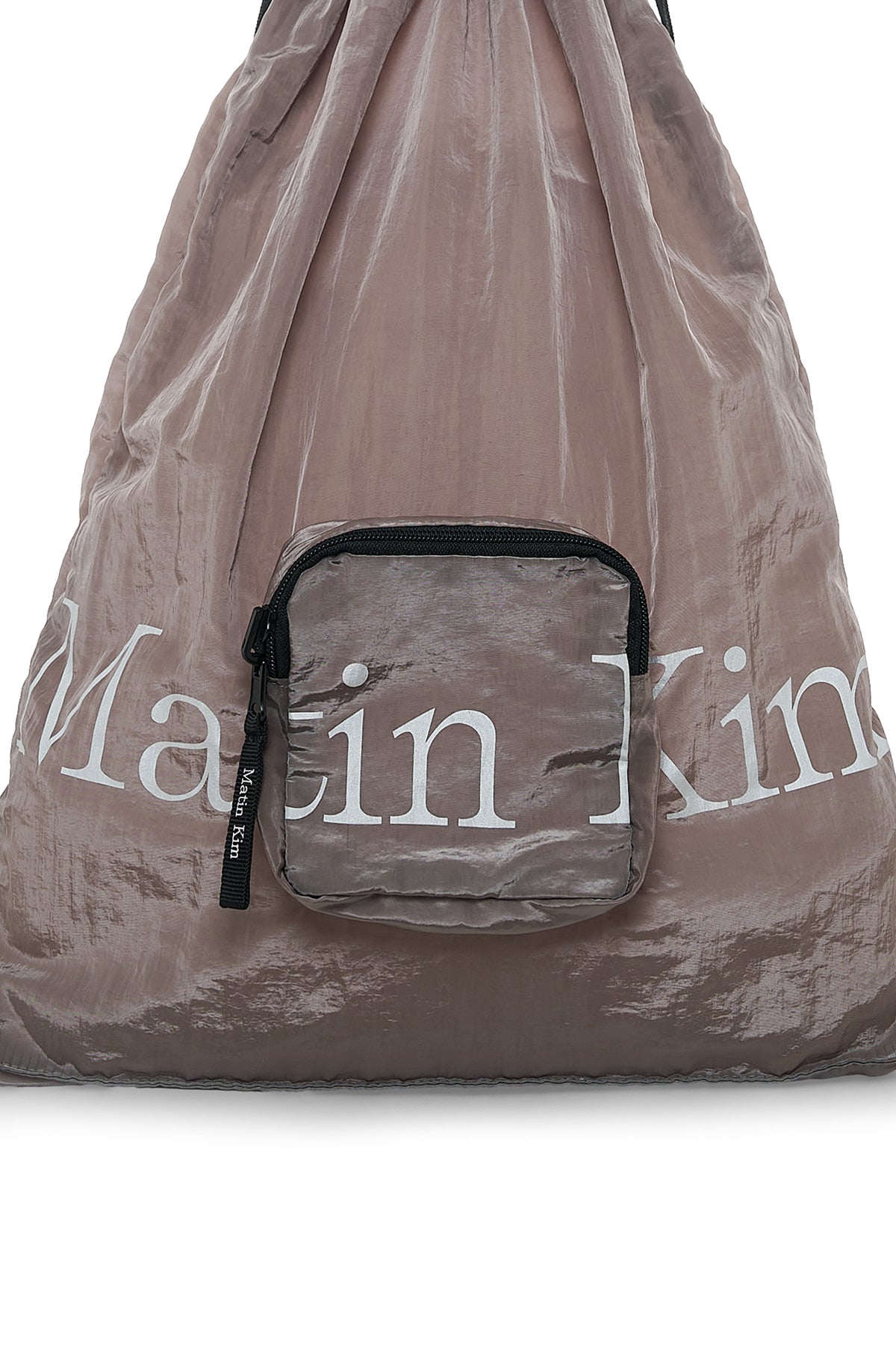 Matinkim Packable String Bag IN Grey