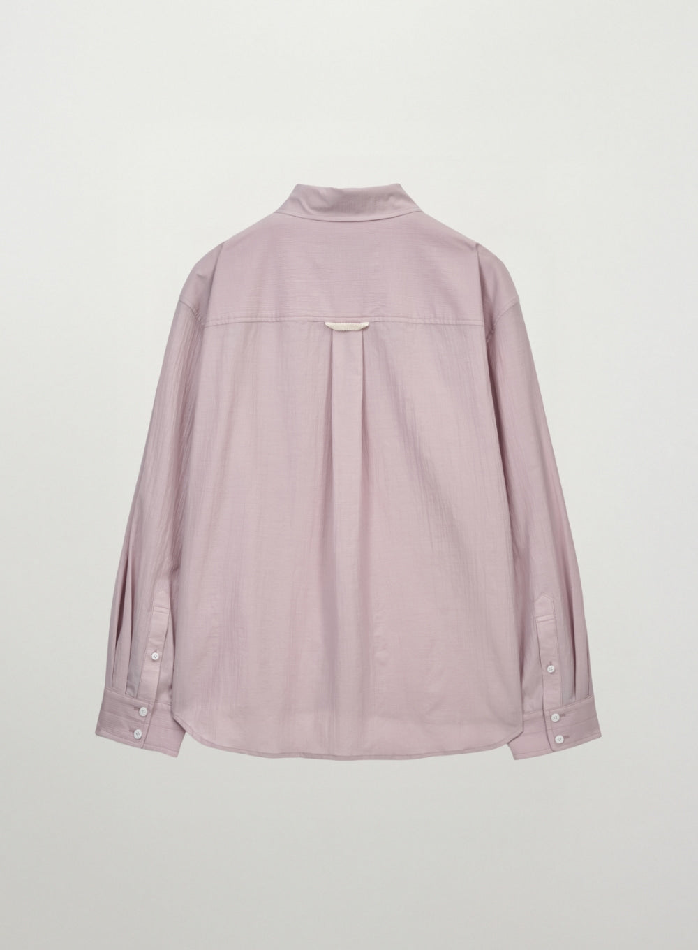 [SATUR] Seersucker Pocket Shirt - Pink