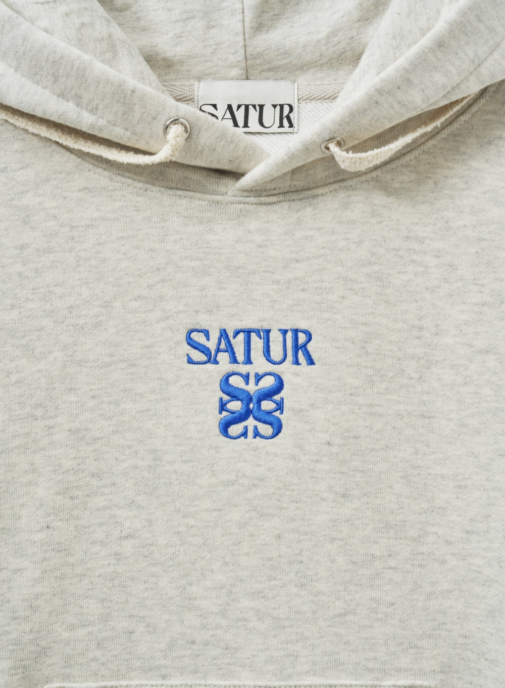 [satur] (W) Apero Pocket Crop Hoodie - Oatmeal