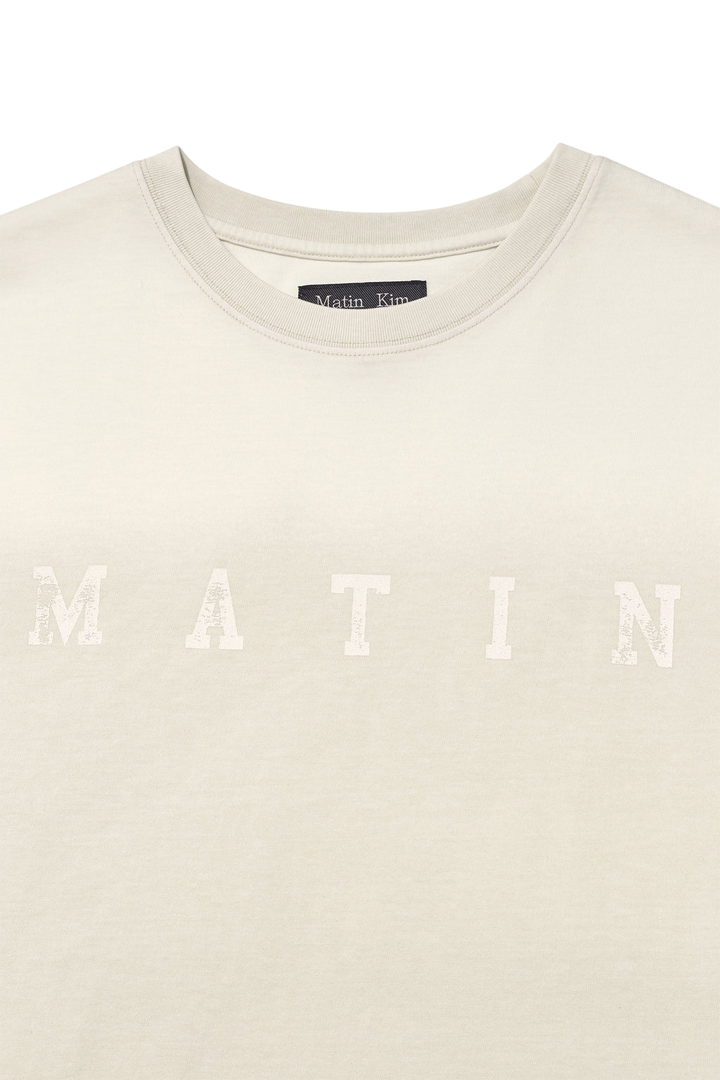 Matinkim Dying Point Logo Top For Men IN Ivory