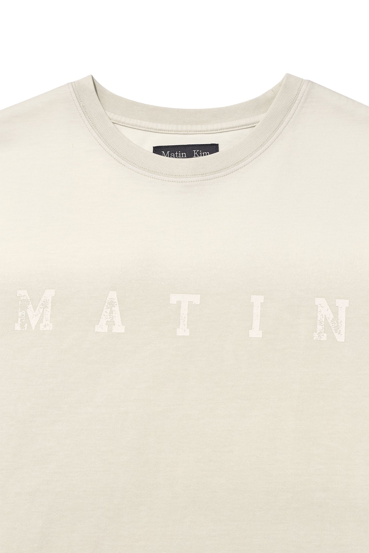 Matinkim Dying Point Logo Top For Men IN Ivory