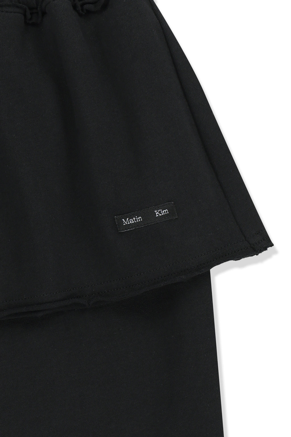 Matinkim Layered Skirt Jersey Pants IN Black