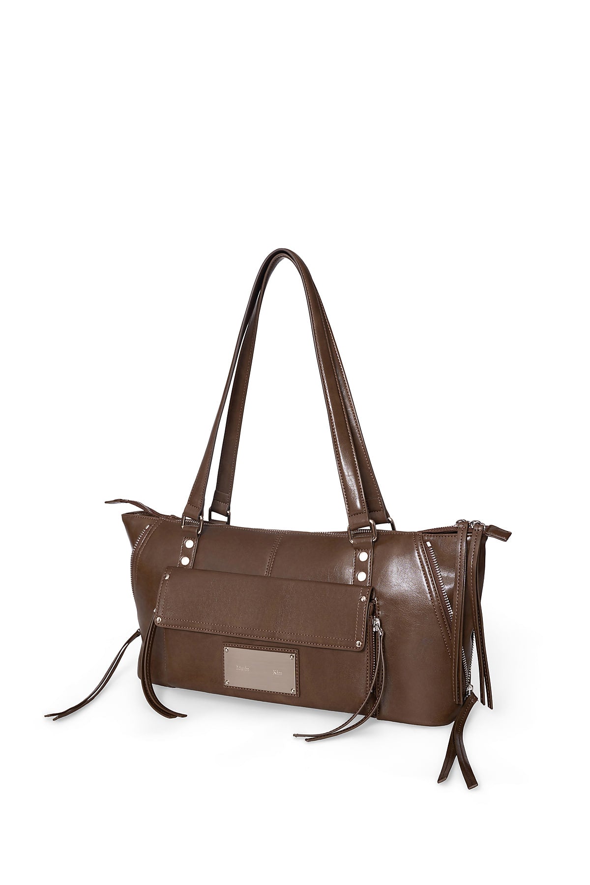 Matinkim Flap Pocket Shoulder Bag IN Brown