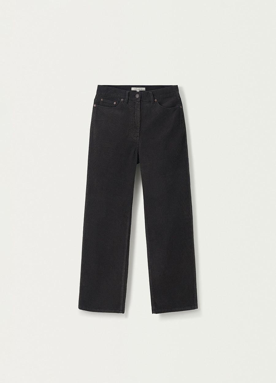 Nothing Written Cocoon corduroy pants (Dusty charcoal) (Pre-order, ships from Nov 9)