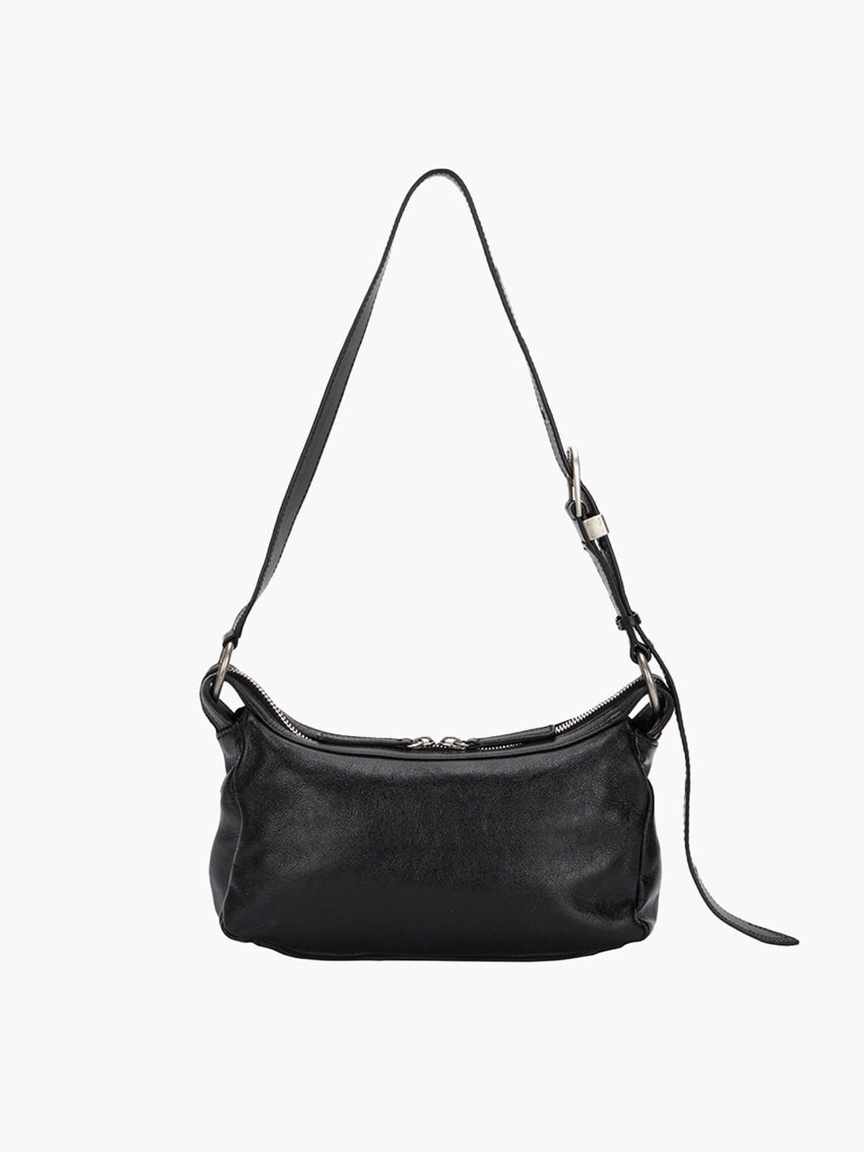 Margesherwood Outpocket Hobo Mini black glossy plain