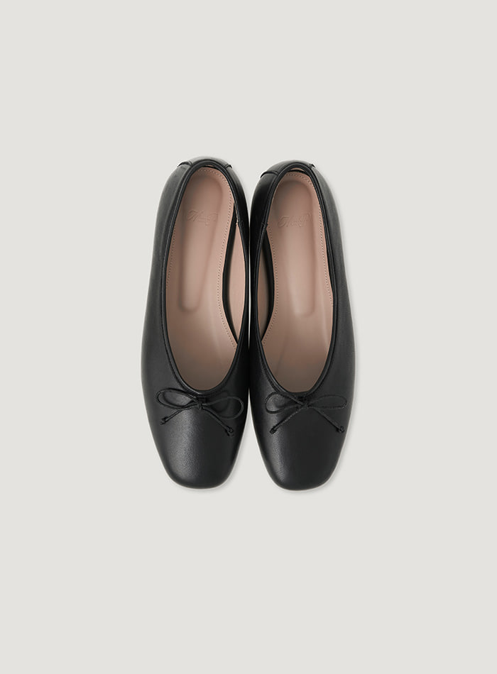 Mango Maniplease Clea Flat Shoes Black
