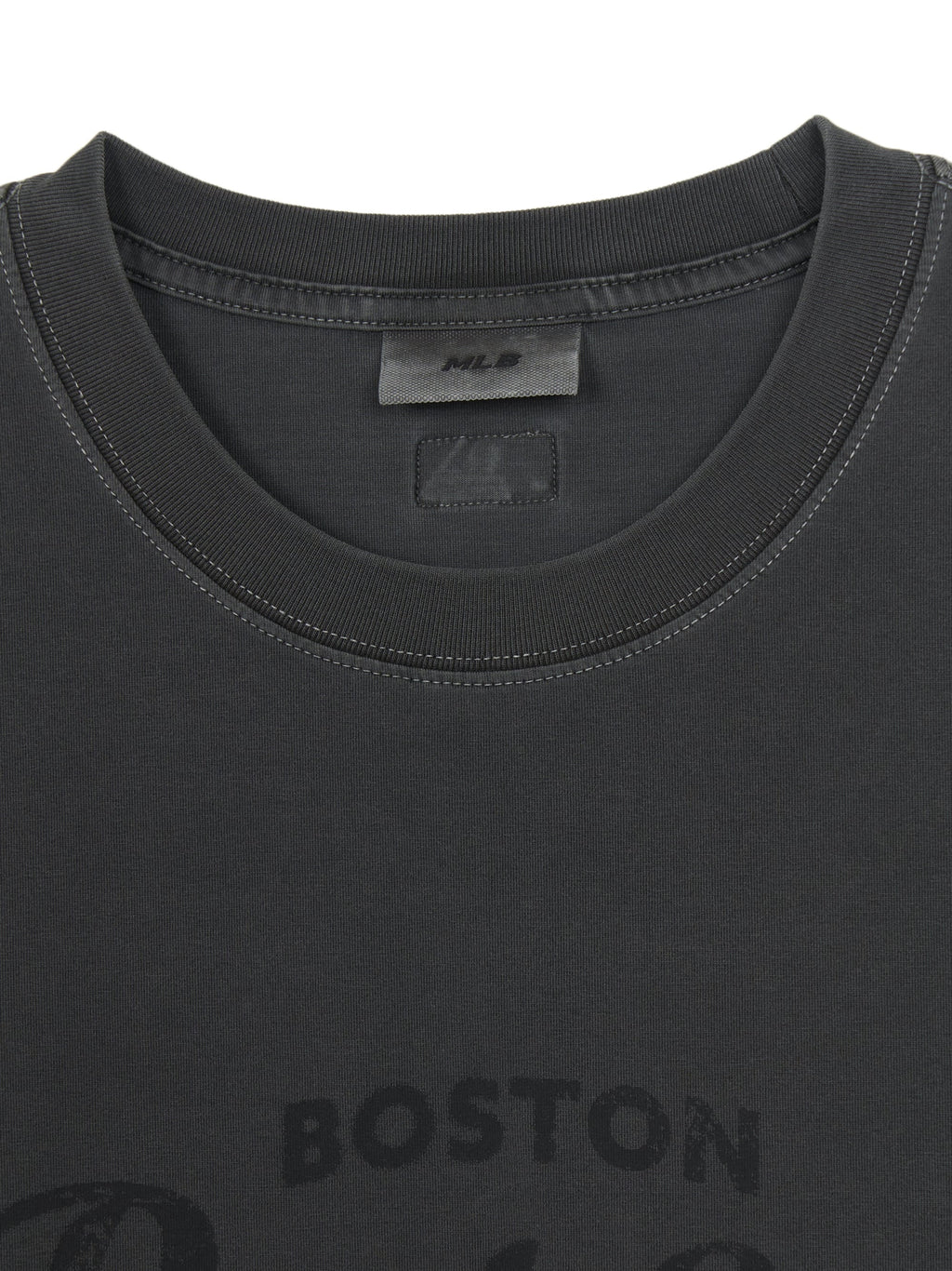MLB Korea Vintage Washing Letter Graphic T-shirt