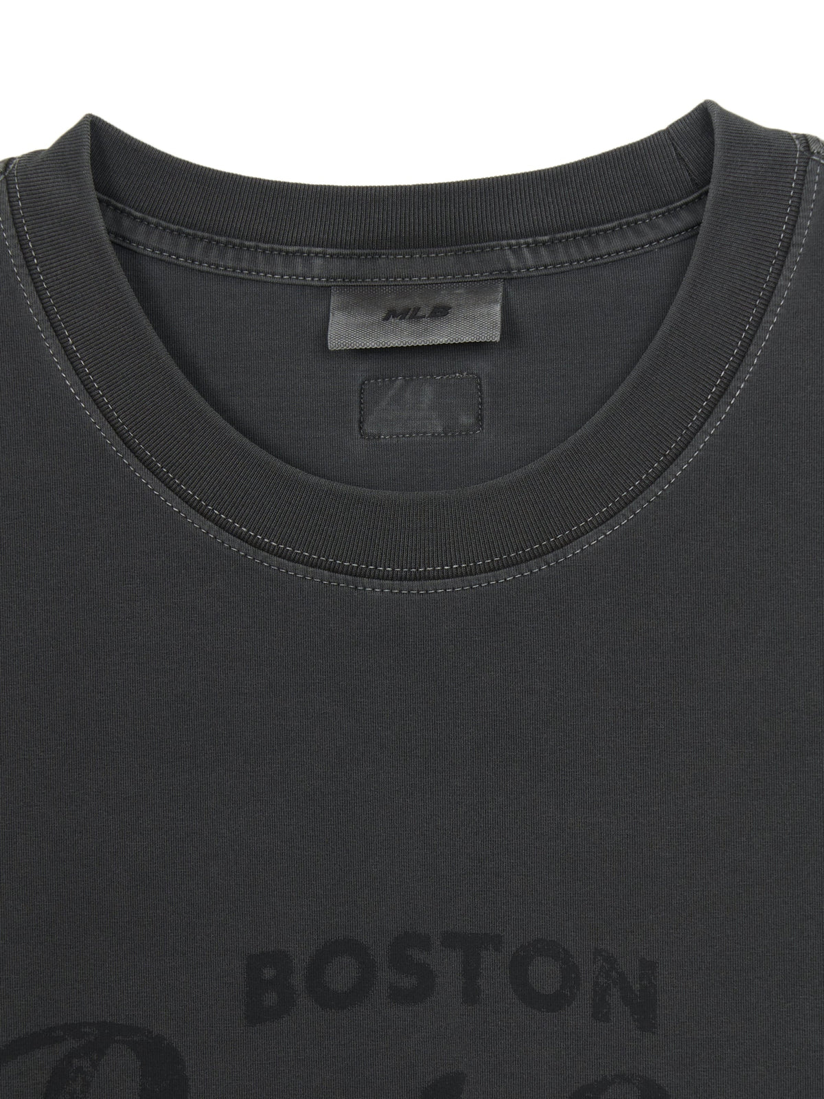 MLB Korea Vintage Washing Letter Graphic T-shirt