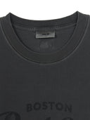 MLB Korea Vintage Washing Letter Graphic T-shirt