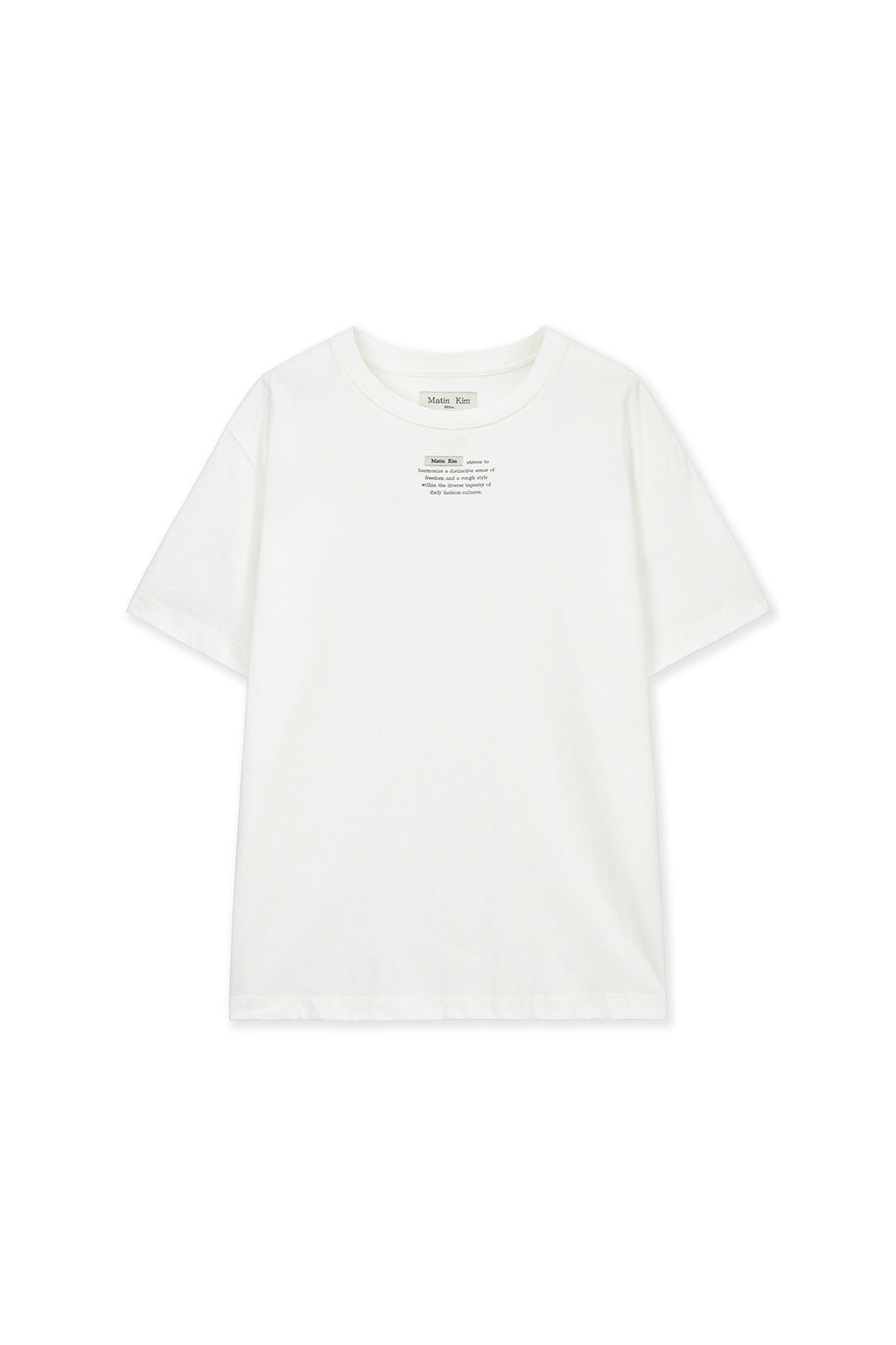 Matinkim Label Point Lettering Top IN White