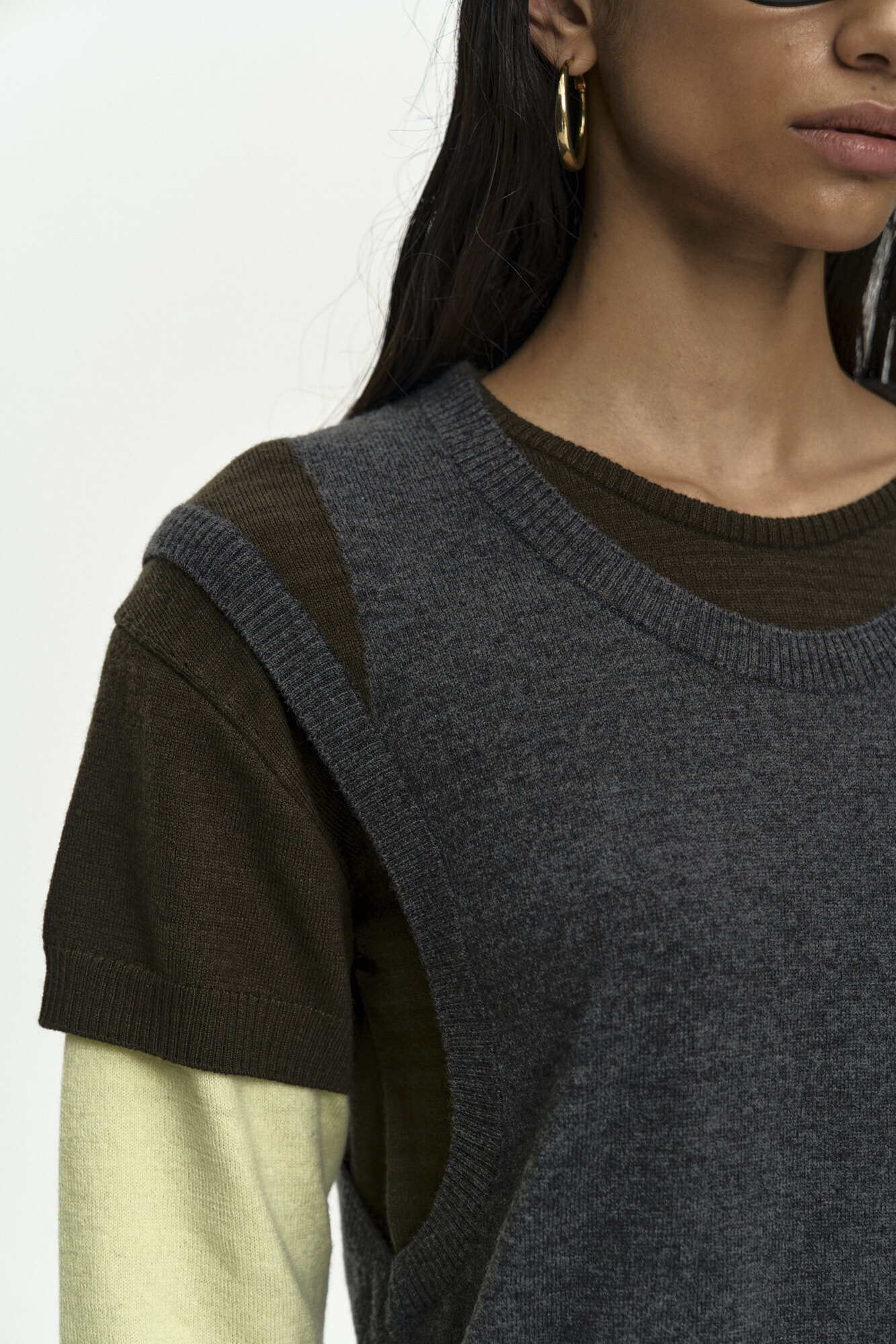 Andersson Bell Tres Over Layered Sweater