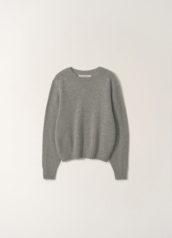 Nothing Written Kiri brushed wool pullover (Sage gray)