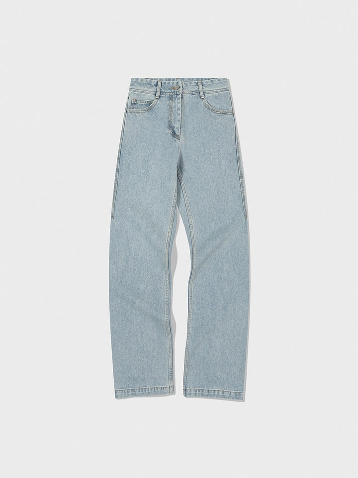 Low Classic New Straight Fit Denim Light Blue