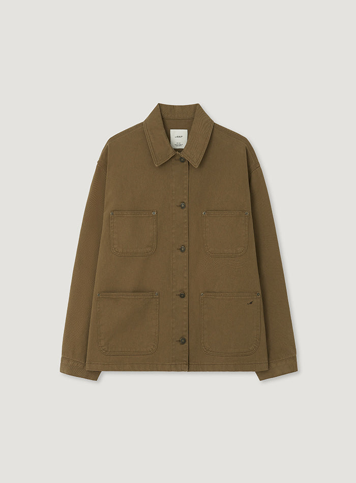 Mango Maniplease Selk Denim Jacket Camel