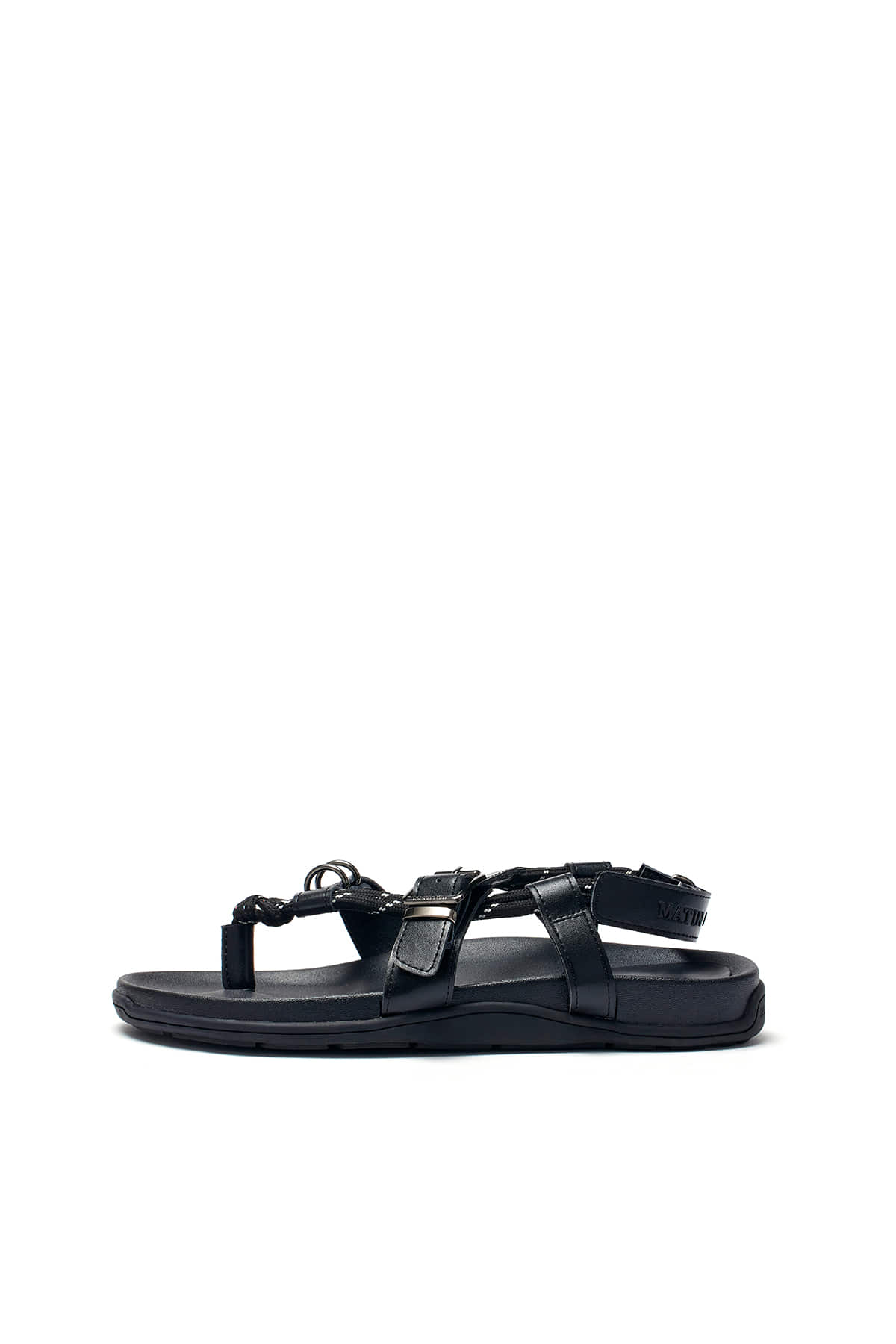 Matinkim String Flip Flop Sandal IN Black