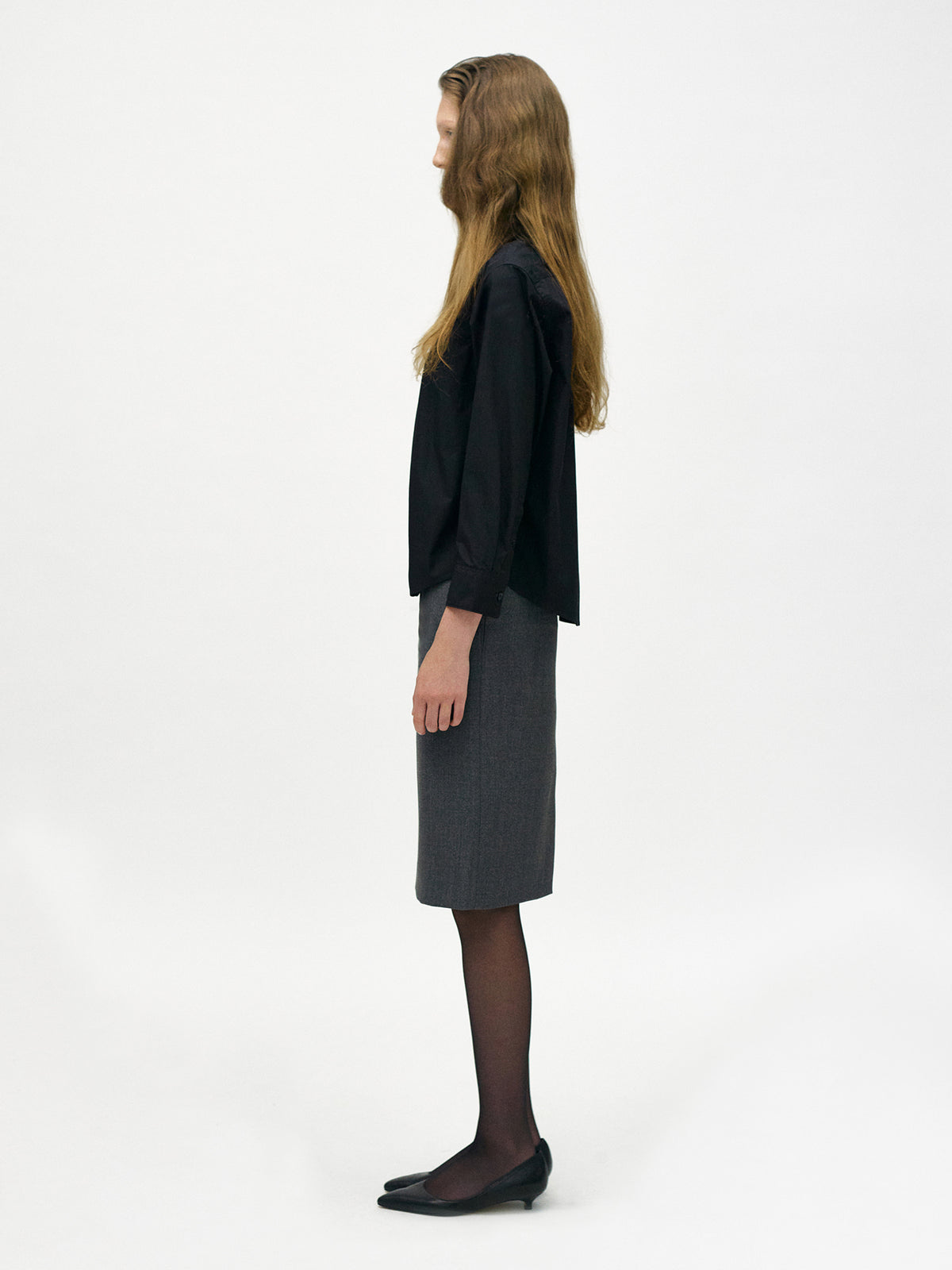 Nothing Written Arietta button shirt (Black)