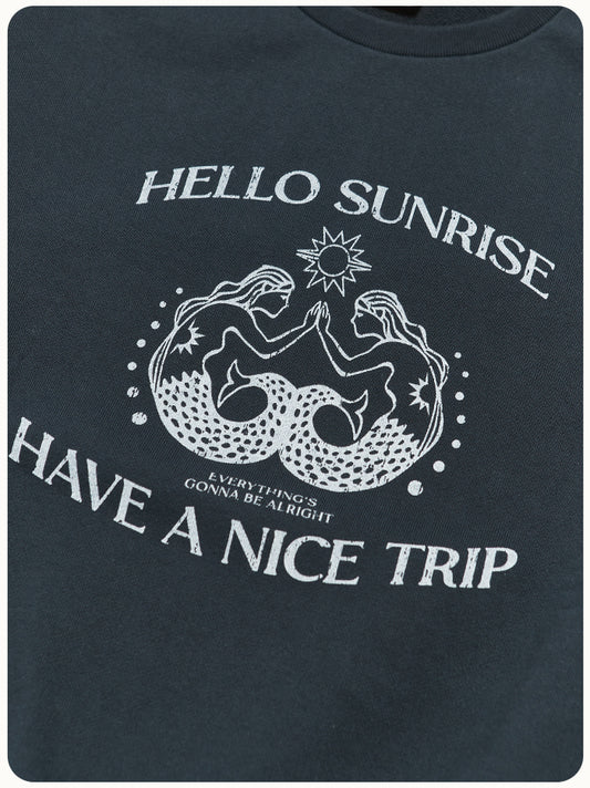 HS Mermaid Logo Sweatshirt_Charcoal