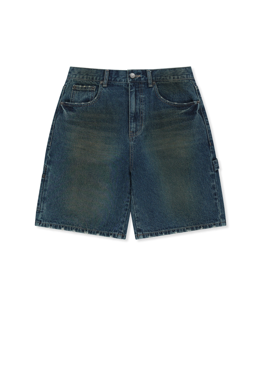 Matinkim Carpenter Bermuda Denim Pants IN Blue