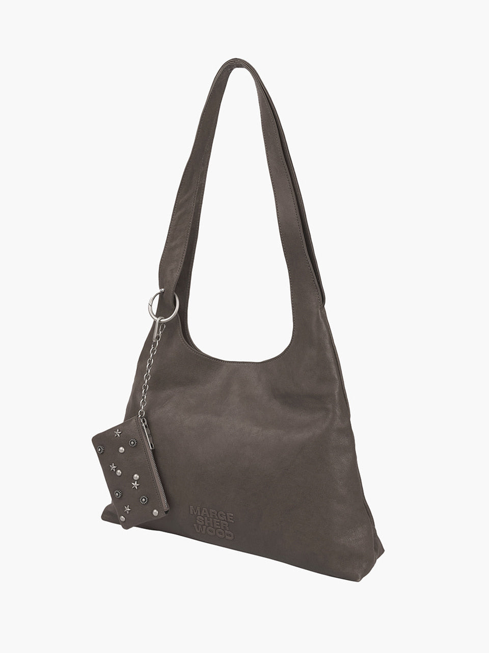 Margesherwood Halter Hobo Large taupe washed nappa