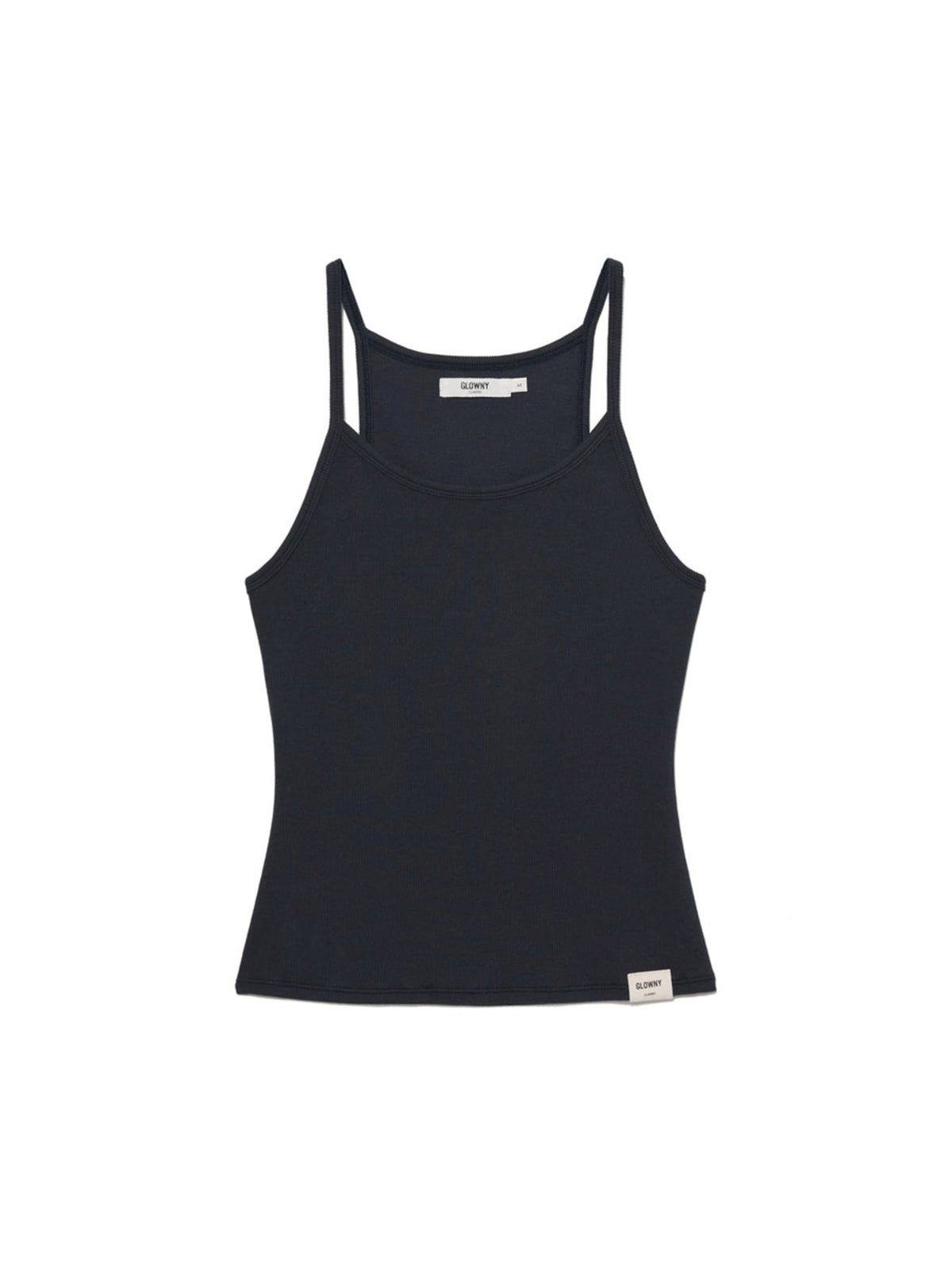 GLOWNY G Fine Strap Camisole (Navy)