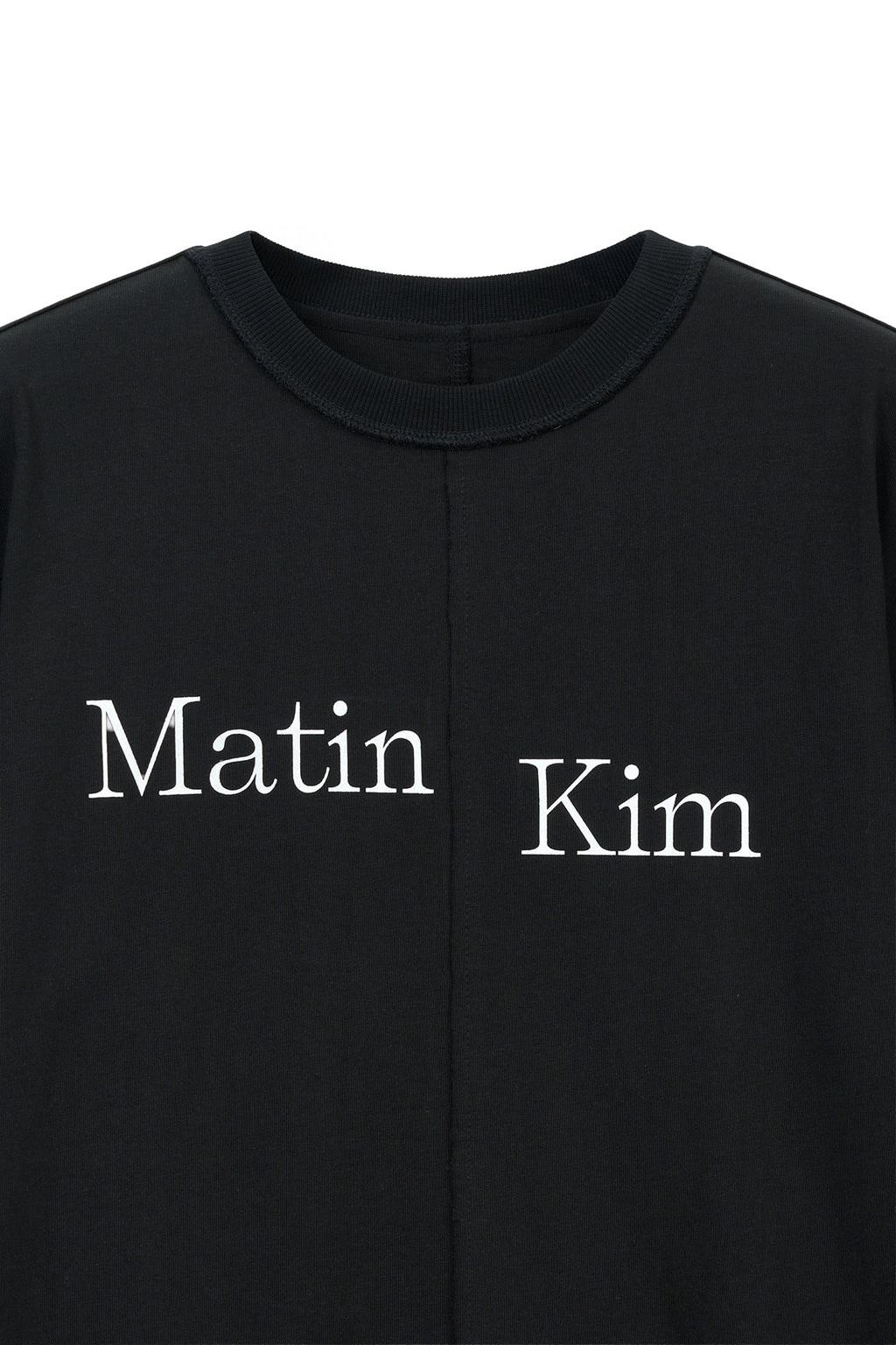 Matinkim Asymmetric Logo Top IN Black