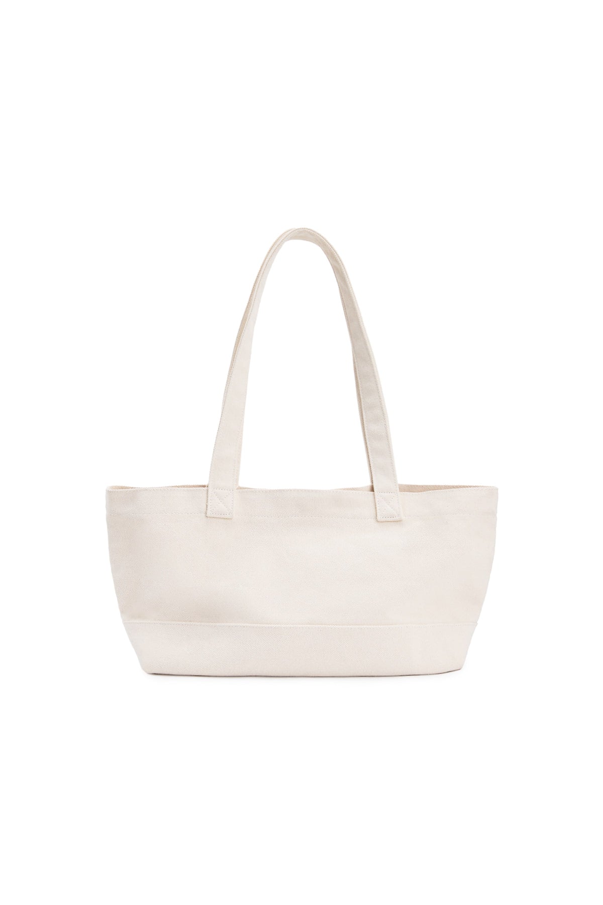 [matinkim] MATIN LOGO CANVAS WIDE SHOULDER BAG IN IVORY