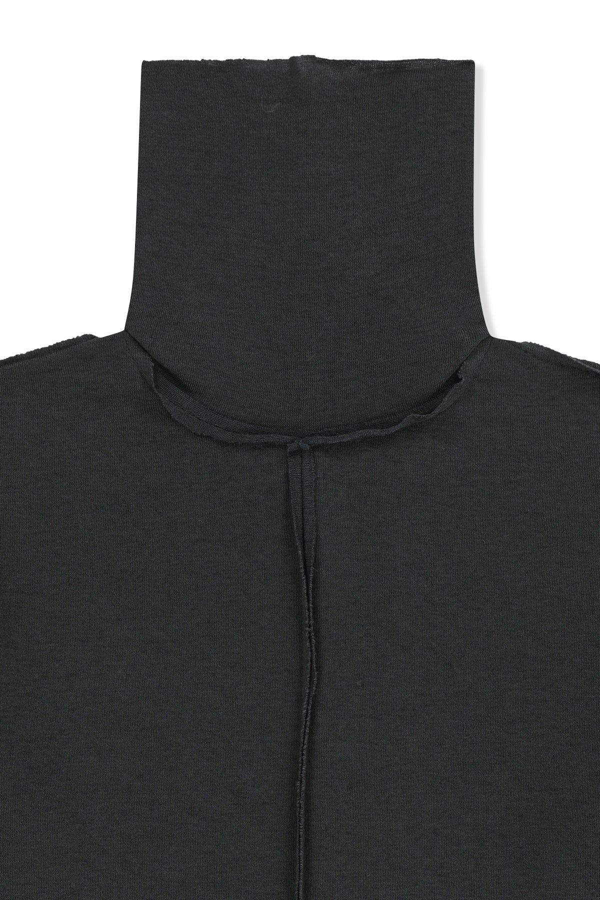 Matinkim Raw Cut High Neck Top IN Charcoal