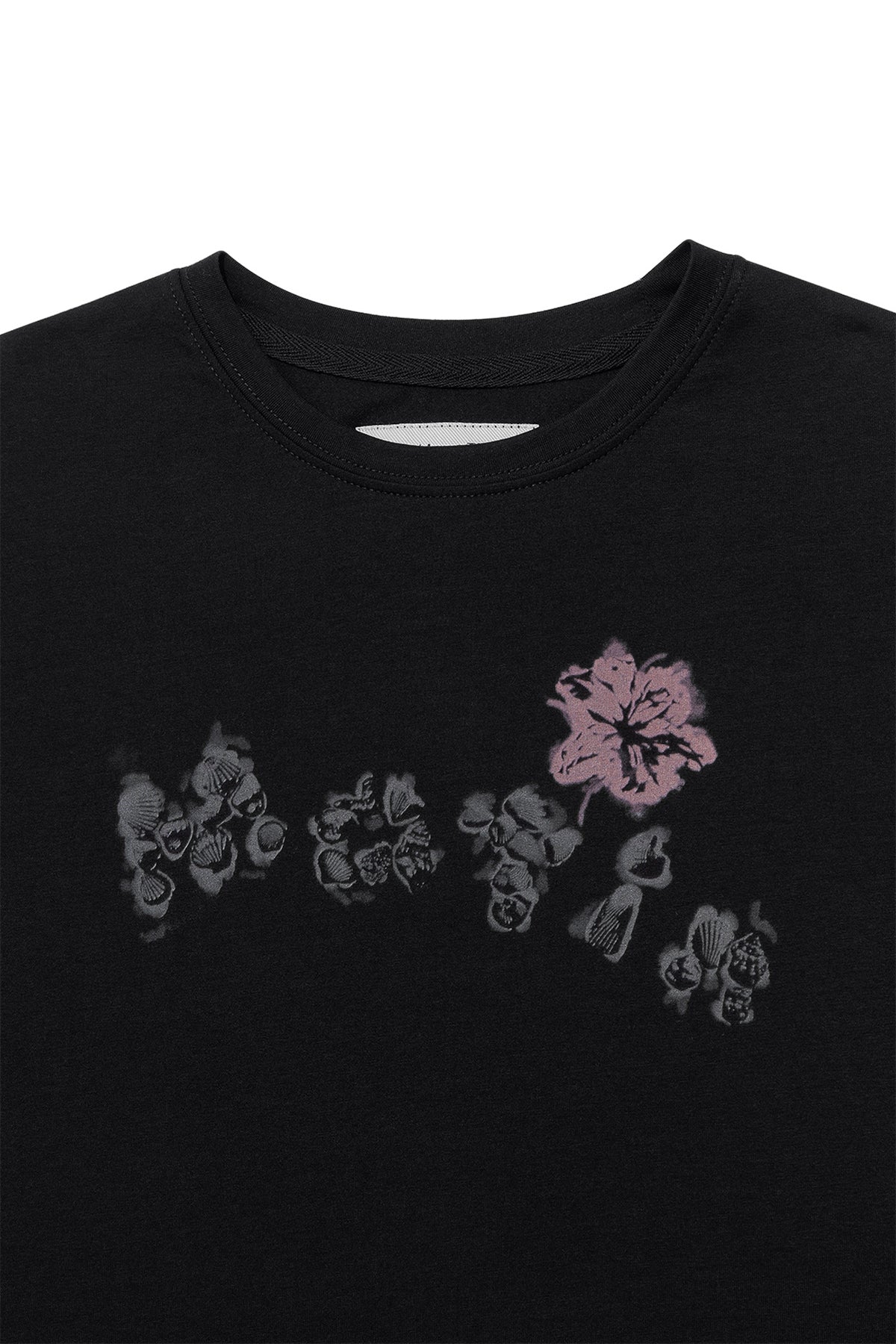 Matinkim Bubbly Graphic Printing Top IN Black