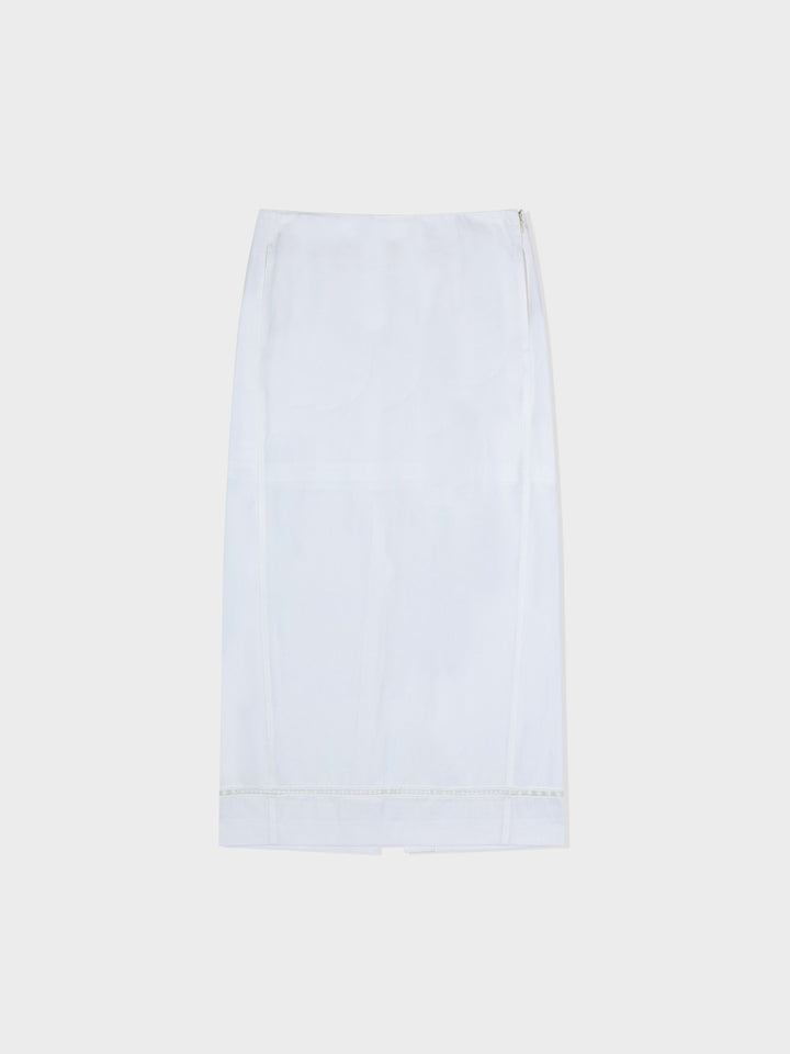 Low Classic Bamboo Lace Skirt Off White