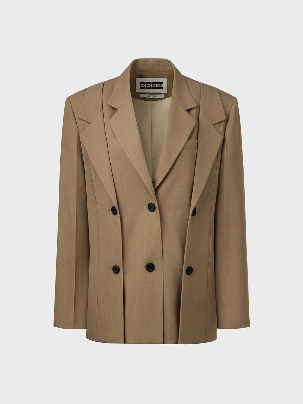 EENK Double Collar Jacket - Beige