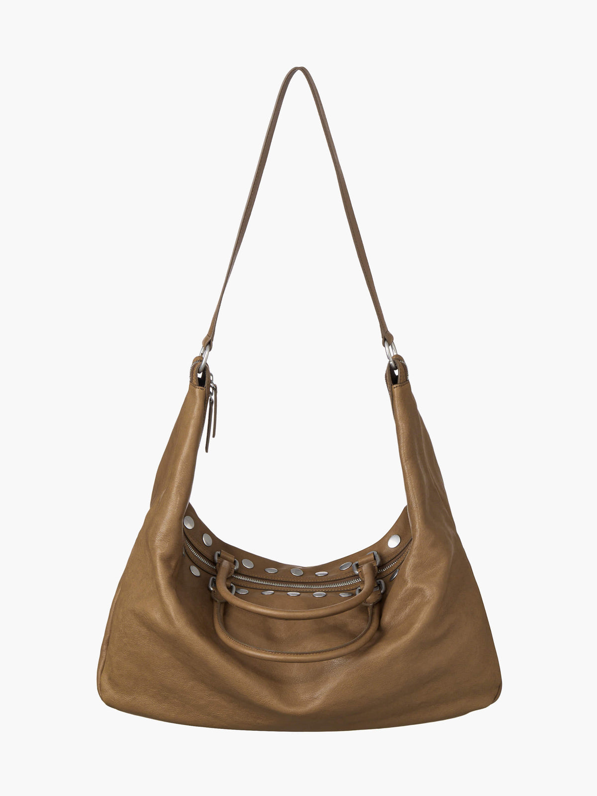 Margesherwood Dumpling Strap vintage camel washed nappa