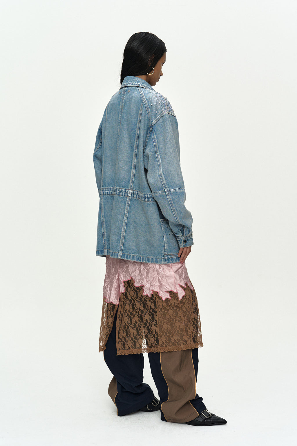 Andersson Bell Jeweled Denim Work Jacket