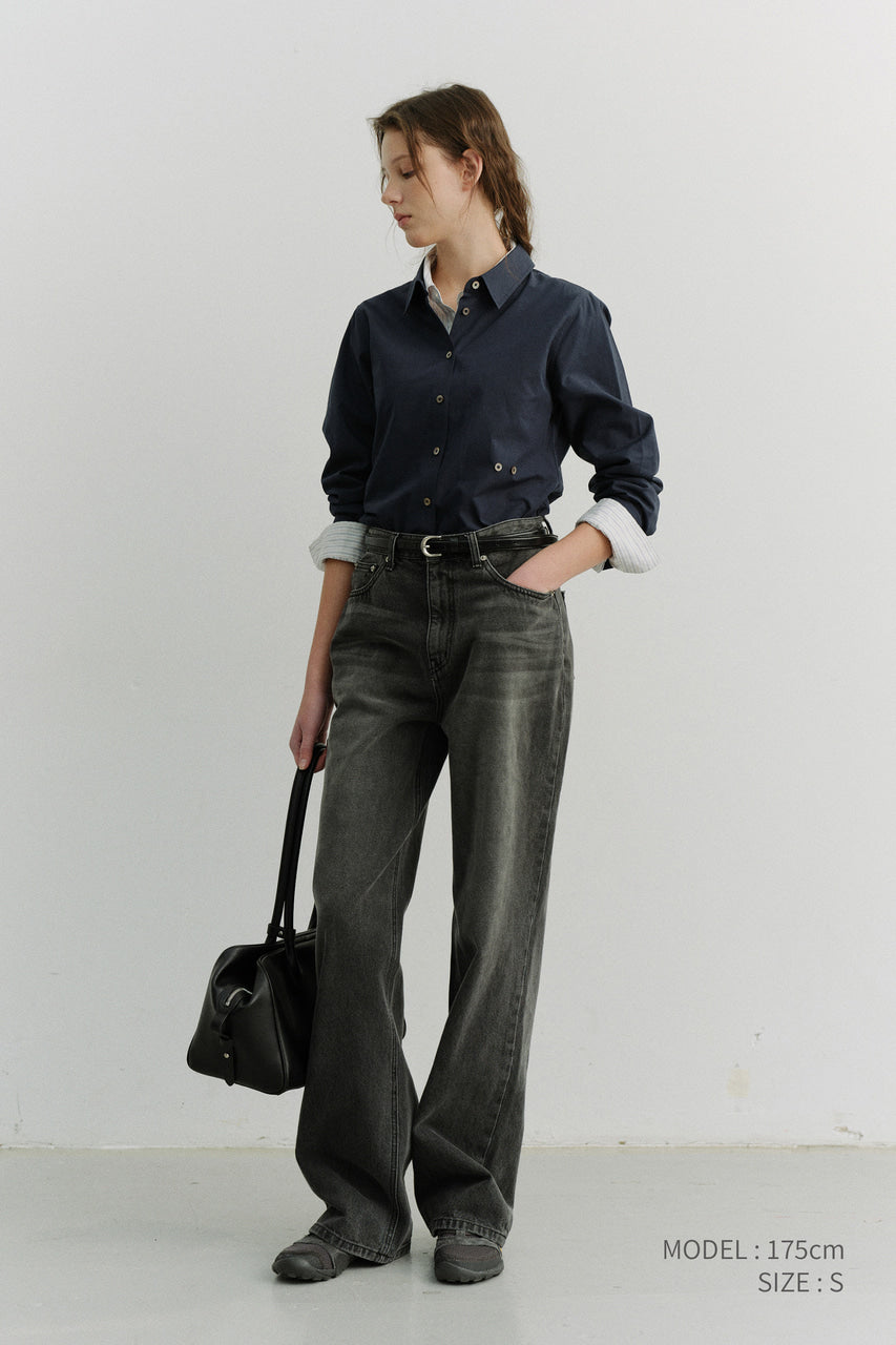 Dunst 2-Way Essential Shirt Navy