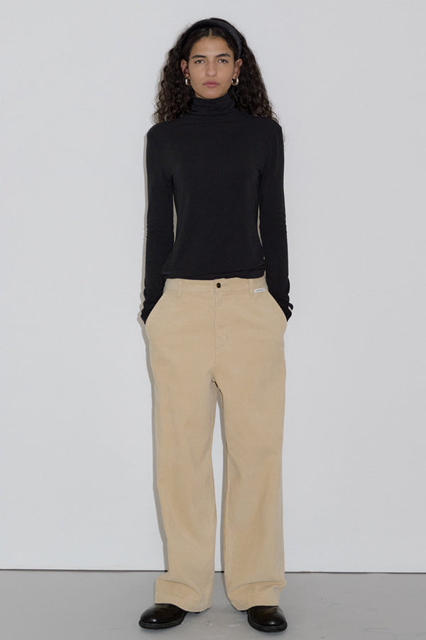Overdueflair Slim-Fit Wool Turtleneck T-Shirt Black