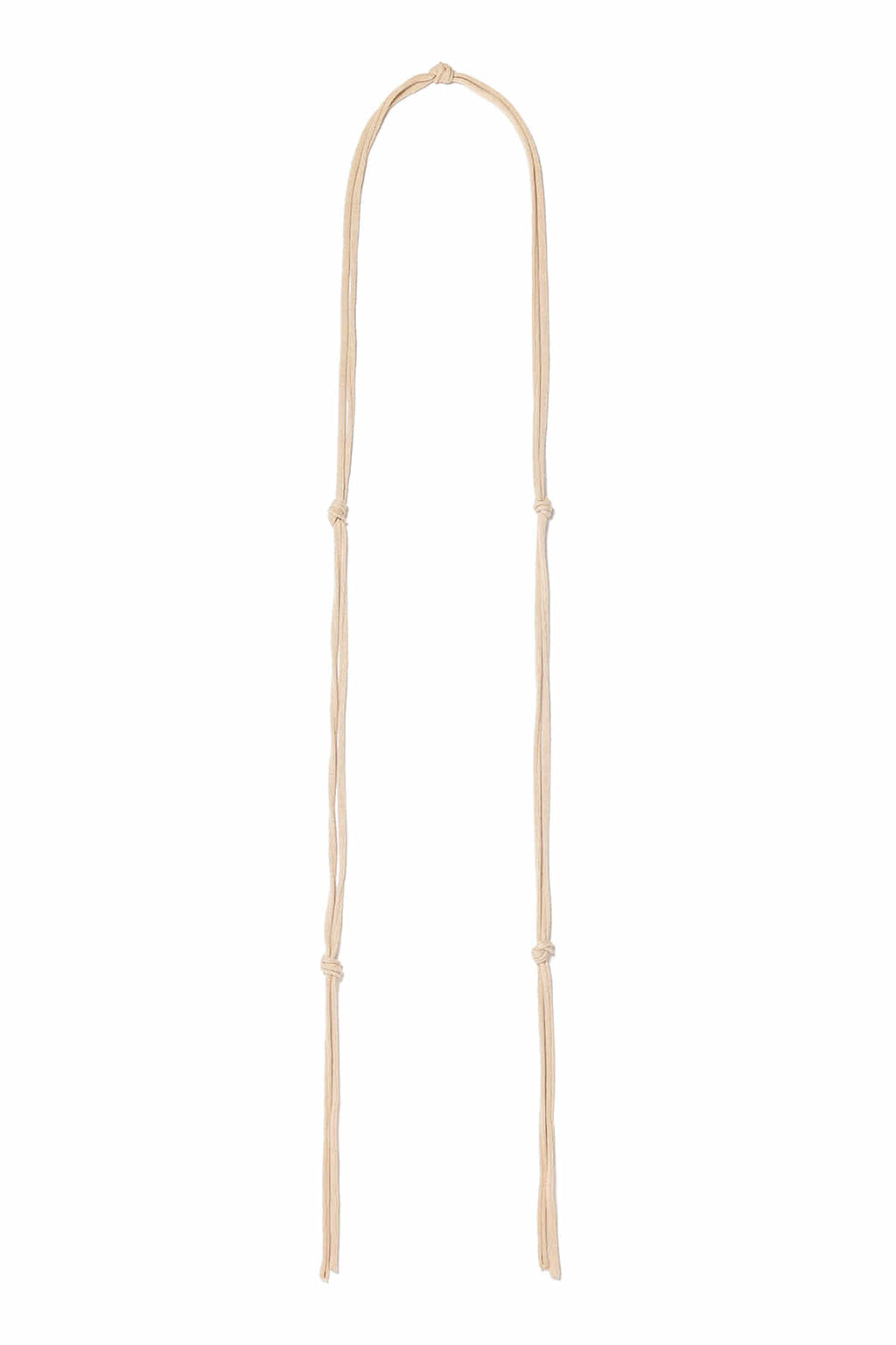 [matinkim] STRING LAYERED TWO WAY MUFFLER IN BEIGE