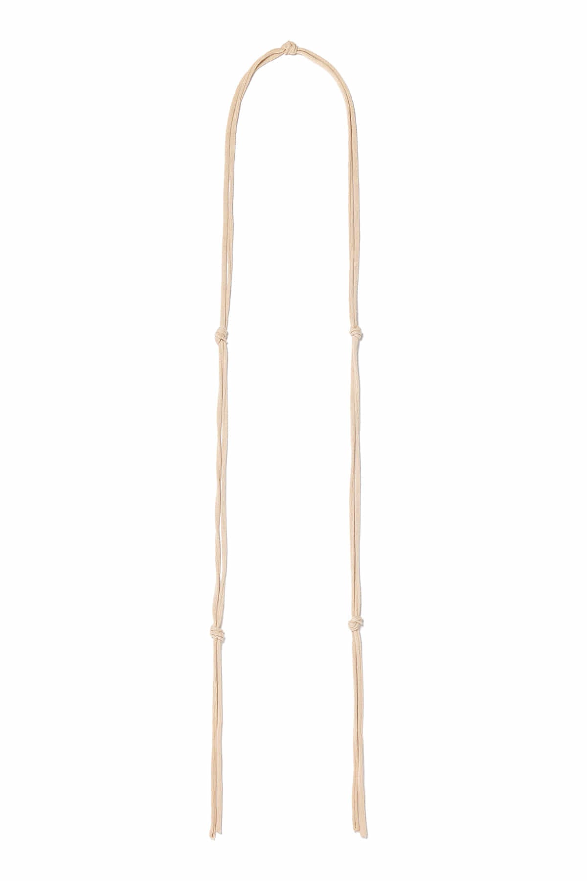 [matinkim] STRING LAYERED TWO WAY MUFFLER IN BEIGE