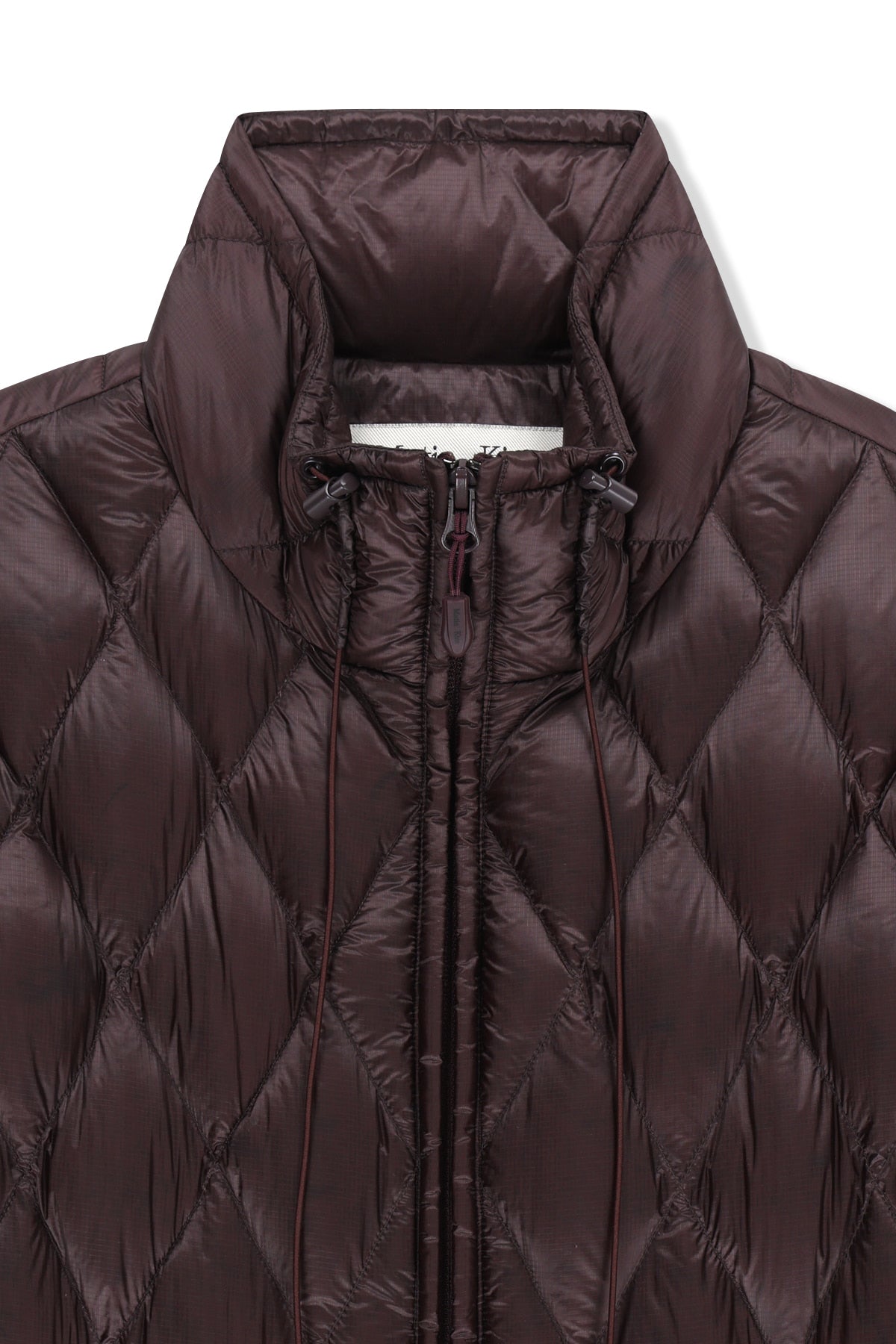 Matinkim Mix Quilted Light Down Jumper IN Purple