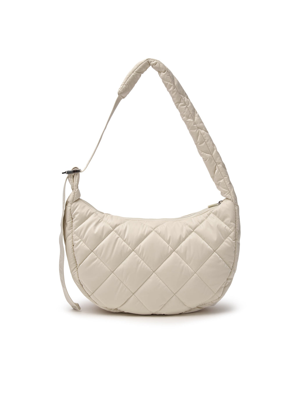 MLB Korea Curve Padding Hobo Bag