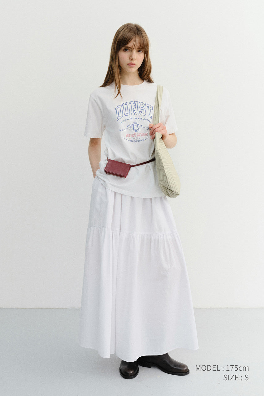 Dunst Unisex Cupid Arch Logo T-Shirt Off White