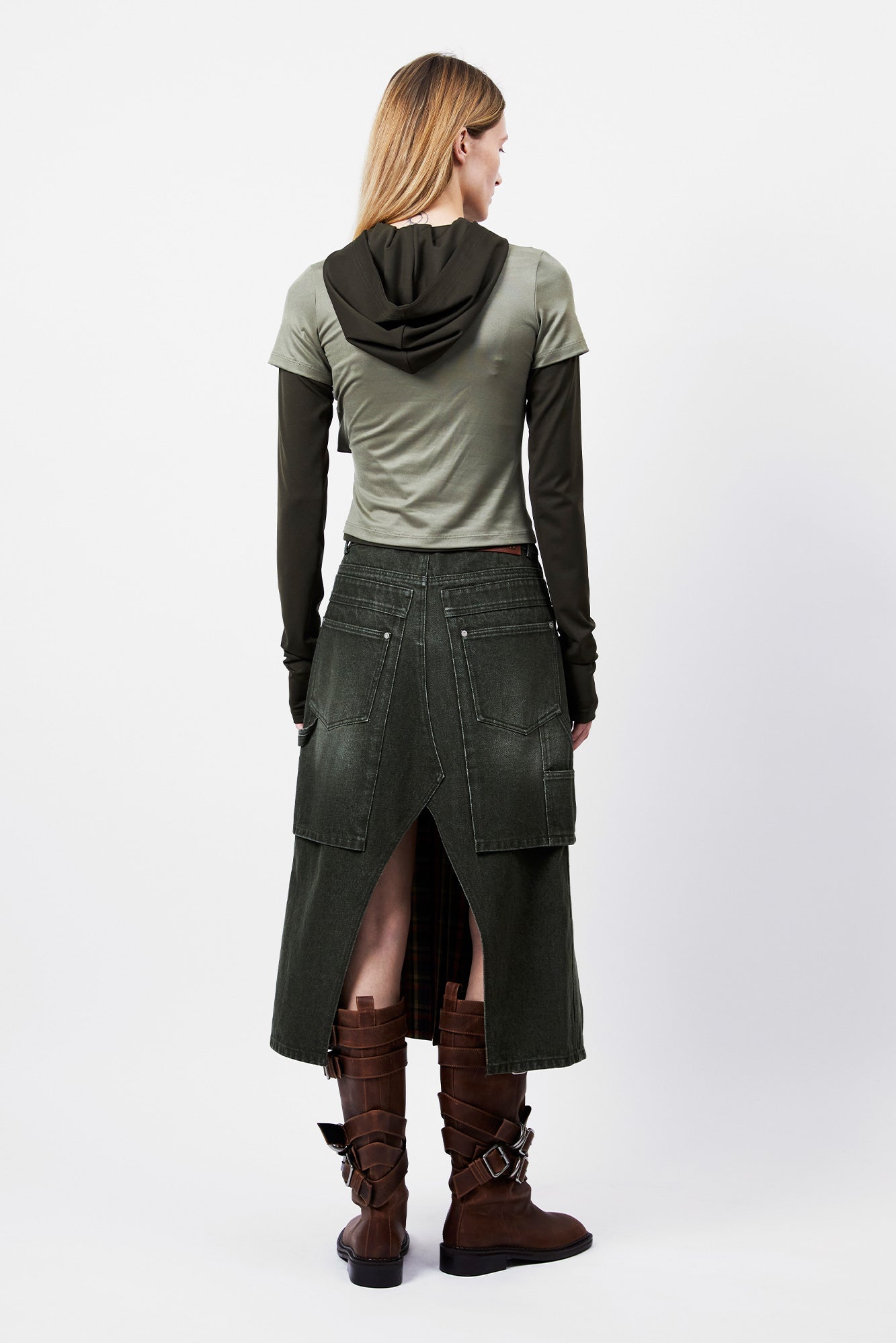Andersson Bell Raptor Layered Pleats Skirt