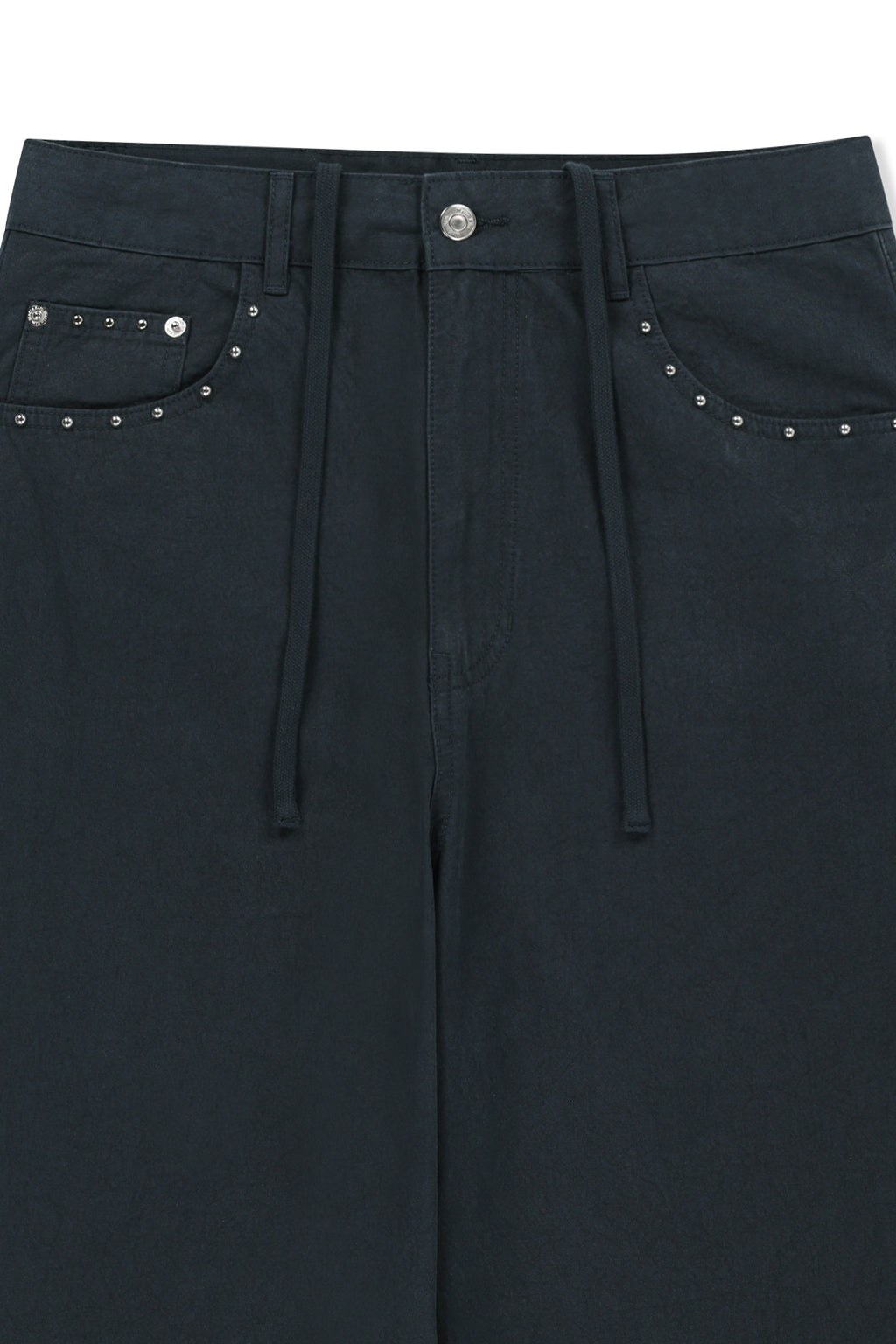 Matinkim Stud Point Color Denim Pants IN Navy