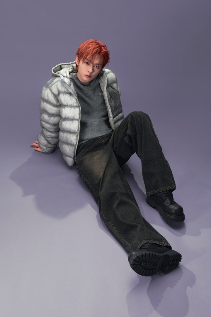 Matinkim Boucle Texture Knit Pullover IN Grey