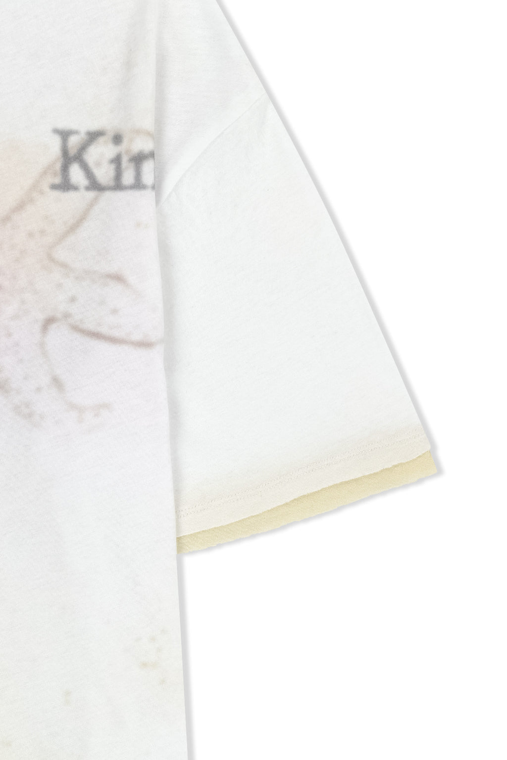 Matinkim Matin Kim Sketch Graffiti Over Fit Top IN White