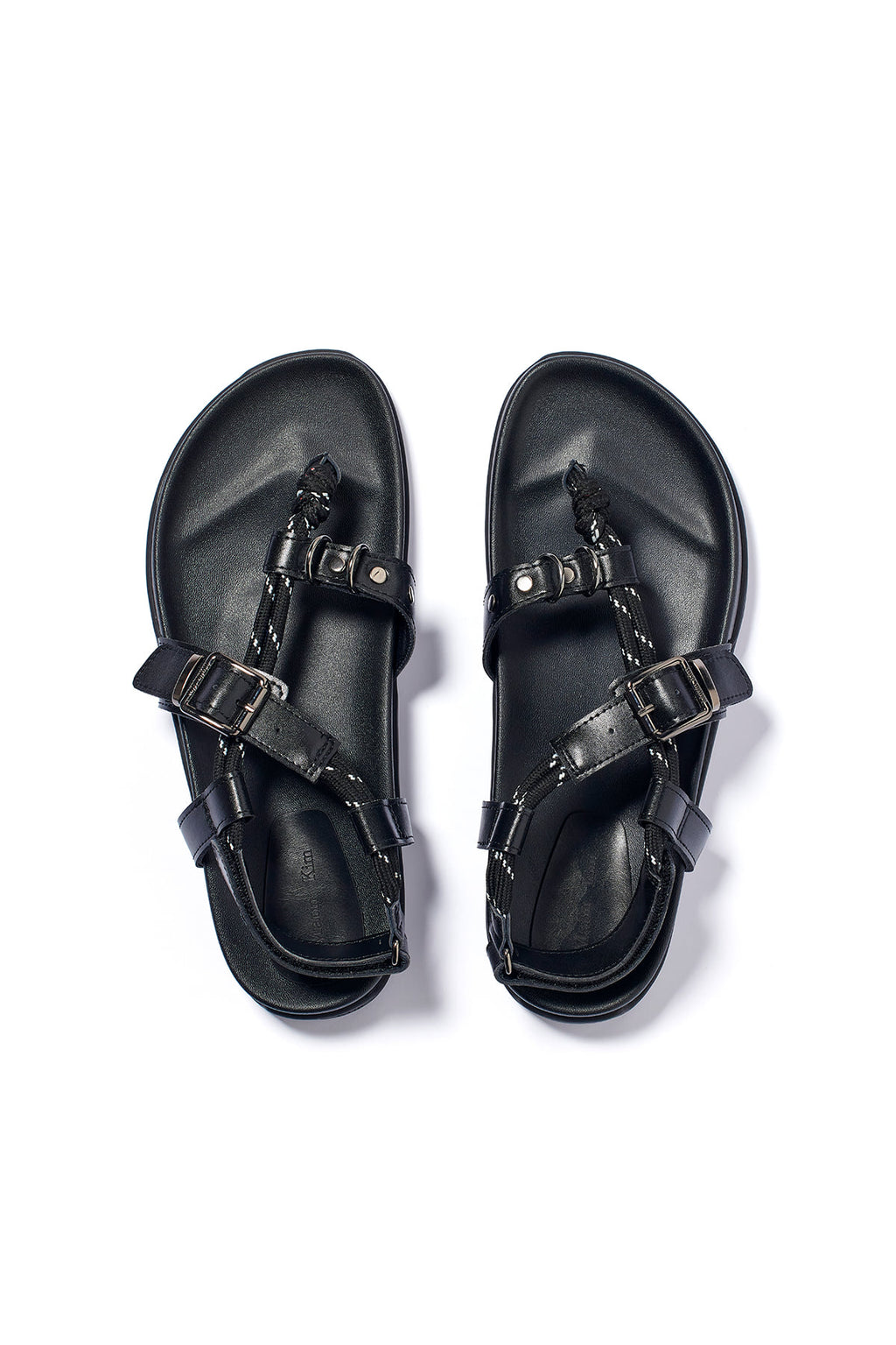 [matinkim] STRING FLIP FLOP SANDAL IN BLACK