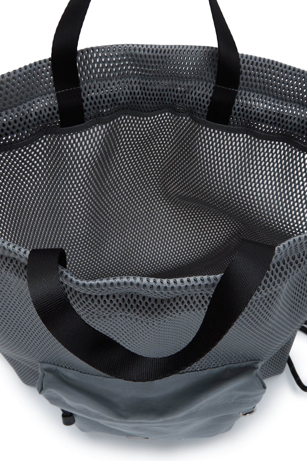 [matinkim] CARGO MESH BACK PACK IN GREY