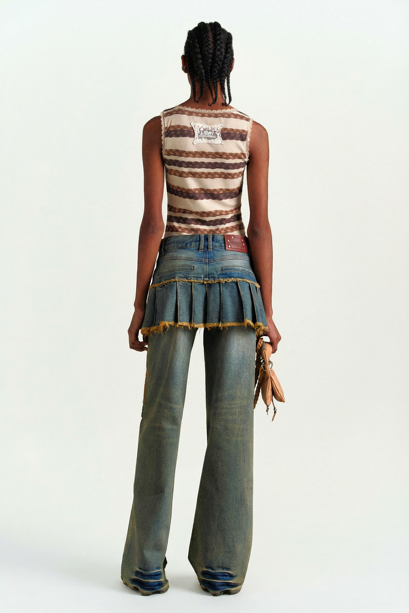 Andersson Bell Hair Braid Stripe Tank Top